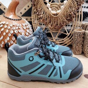 Xero Shoes Women's 7.5/38 DayLite Hiker Fusion Barefoot Boot Arctic Blue/Asphalt